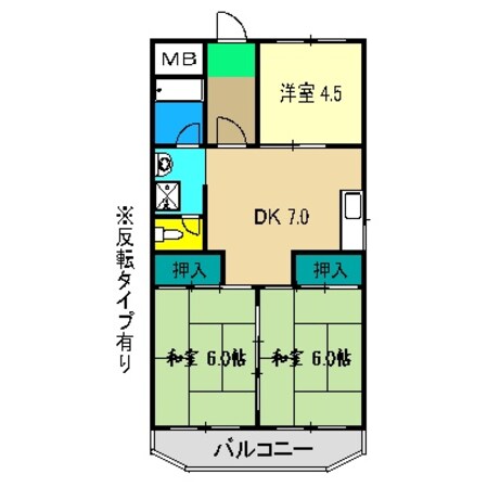 葛島橋東詰駅 徒歩10分 2階の物件間取画像